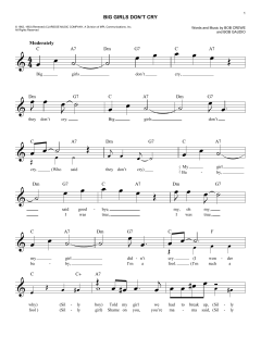 Big Girls Don't Cry von The Four Seasons (Download) 