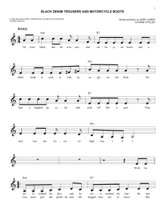 Black Denim Trousers And Motorcycle Boots von The Cheers (Download) 