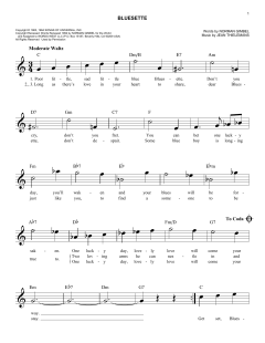 Bluesette von Sarah Vaughn (Download) 