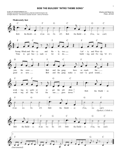 Bob The Builder "Intro Theme Song" (Download) 