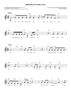 Breaking Up Is Hard To Do von Neil Sedaka (Download) 