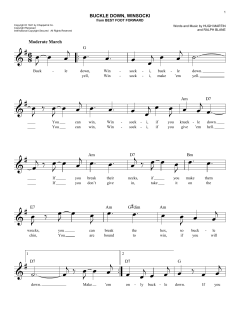 Buckle Down, Winsocki von Hugh Martin (Download) 