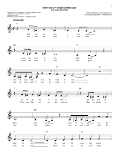 Button Up Your Overcoat von Ray Henderson (Download) 