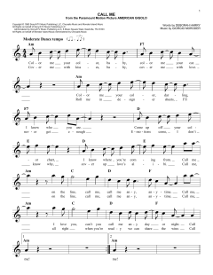 Call Me von Blondie (Download) 