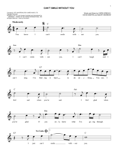 Can't Smile Without You von Barry Manilow (Download) 