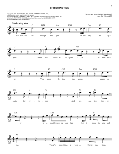 Christmas Time von Bryan Adams (Download) 