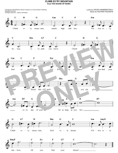 Climb Ev'ry Mountain von Richard Rodgers (Download) 