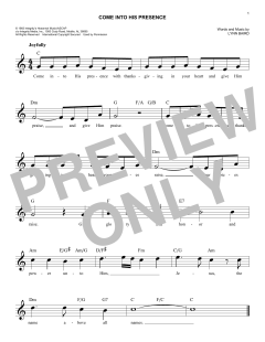 Come Into His Presence von Lynn Baird (Download) 