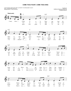Come Thou Fount, Come Thou King von Thomas Miller (Download) 