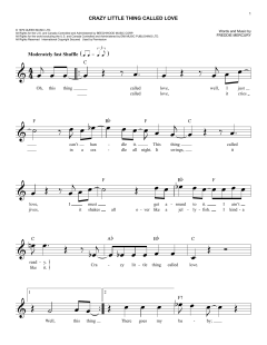 Crazy Little Thing Called Love von Queen (Download) 