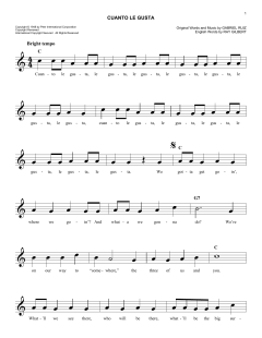 Cuanto Le Gusta von Andrews Sisters (Download) 