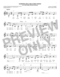 Diamonds Are A Girl's Best Friend von Leo Robin (Download) 