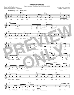 Different Worlds von Norman Gimbel (Download) 