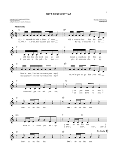 Don't Do Me Like That von Tom Petty (Download) 