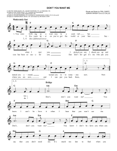 Don't You Want Me von The Human League (Download) 