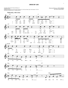 Drive My Car von The Beatles (Download) 