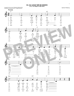 Du, Du Liegst Mir Im Herzen (Download) 