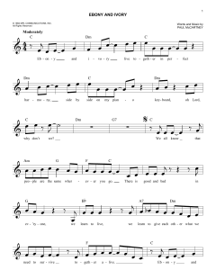 Ebony And Ivory (Download) 