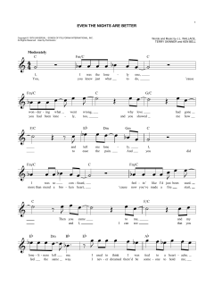 Even The Nights Are Better von Air Supply (Download) 