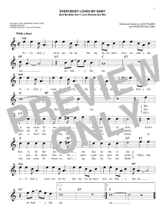 Everybody Loves My Baby von Jack Palmer (Download) 