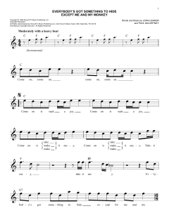 Everybody's Got Something To Hide Except Me And My Monkey von The Beatles (Download) 