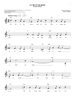 Fly Me To The Moon von Tony Bennett (Download) 