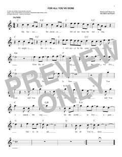 For All You've Done von Hillsong Worship (Download) 