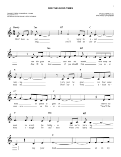 For The Good Times von Ray Price (Download) 