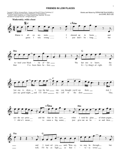 Friends In Low Places von Garth Brooks (Download) 