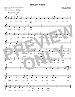 Gentle On My Mind von Glen Campbell (Download) 