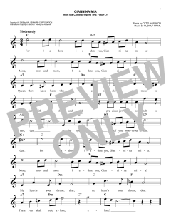 Giannina Mia von Otto Harbach (Download) 