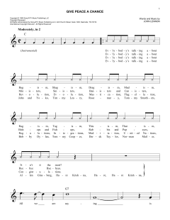 Give Peace A Chance von The Beatles (Download) 