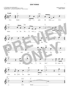 Give Thanks von Henry Smith (Download) 