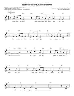 Goodnight My Love, Pleasant Dreams von Paul Anka (Download) 