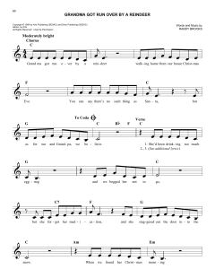 Grandma Got Run Over By A Reindeer von Randy Brooks (Download) 