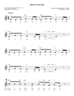 Great Is The Lord von Michael W. Smith (Download) 