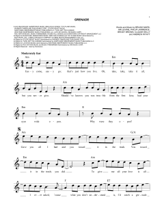 Grenade von Bruno Mars (Download) 