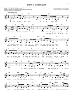 Grown-Up Christmas List von Amy Grant (Download) 