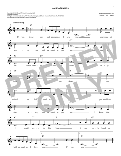 Half As Much von Hank Williams (Download) 