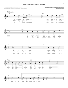 Happy Birthday Sweet Sixteen von Neil Sedaka (Download) 