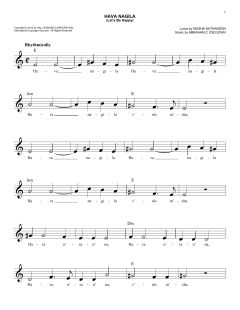 Hava Nagila von Moshe Nathanson (Download) 