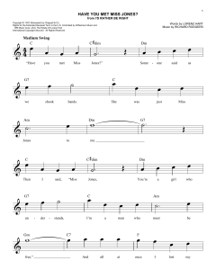 Have You Met Miss Jones? von Richard Rodgers (Download) 