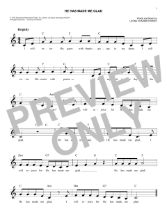 He Has Made Me Glad von Leona Von Brethorst (Download) 