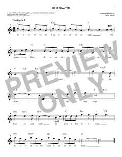 He Is Exalted von Twila Paris (Download) 