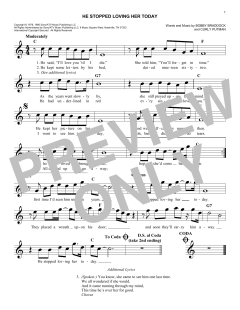 He Stopped Loving Her Today von George Jones (Download) 