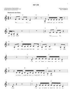 Hey Joe von Jimi Hendrix (Download) 