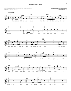 Holy Is The Lord von Chris Tomlin (Download) 