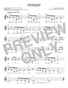 Honeysuckle Rose von Andy Razaf (Download) 