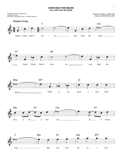 How High The Moon von Morgan Lewis (Download) 