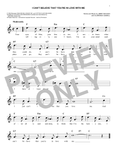 I Can't Believe That You're In Love With Me von Clarence Gaskill (Download) 